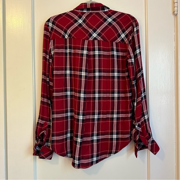 Rails Button Down Red/Black/White - Small - Picture 2 of 3